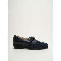 LUCY STYLE - Chaussons/Pantoufles bleu en cuir - Femme - Taille 41 - Modz