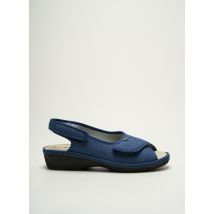 FARGEOT - Sandales/Nu pieds bleu en textile - Femme - Taille 41 - Modz