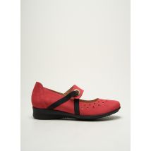 CLAUDIA'S - Ballerines rouge en cuir - Femme - Taille 41 - Modz