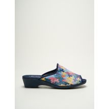 SEMELFLEX - Chaussons/Pantoufles bleu en textile - Femme - Taille 41 - Modz