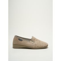 SEMELFLEX - Chaussons/Pantoufles beige en textile - Femme - Taille 42 - Modz