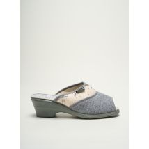 LA VAGUE - Chaussons/Pantoufles gris en textile - Femme - Taille 41 - Modz