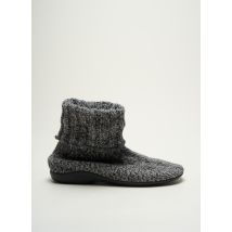 LA VAGUE - Chaussons/Pantoufles gris en textile - Femme - Taille 36 - Modz