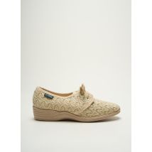 LA VAGUE - Chaussons/Pantoufles beige en textile - Femme - Taille 39 - Modz