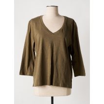 ARMOR LUX - T-shirt marron en coton - Femme - Taille 40 - Modz