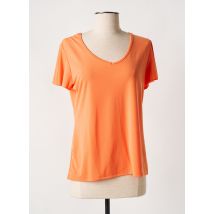 GENUINE - T-shirt orange en polyester - Femme - Taille 38 - Modz
