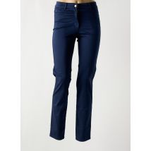 OLSEN - Pantalon slim bleu en coton - Femme - Taille 36 - Modz