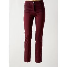 OLSEN - Pantalon slim rouge en coton - Femme - Taille 36 - Modz