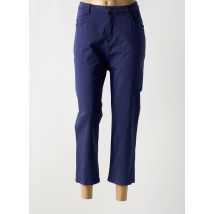 TELMAIL - Pantalon 7/8 bleu en coton - Femme - Taille 48 - Modz