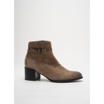 FUGITIVE BY FRANCESCO ROSSI - Bottines/Boots marron en cuir - Femme - Taille 39 - Modz