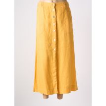 MAT DE MISAINE - Jupe longue jaune en lin - Femme - Taille 46 - Modz
