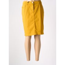 EAST DRIVE - Jupe mi-longue jaune en coton - Femme - Taille 42 - Modz