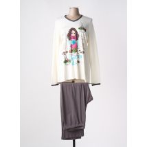 SENORETTA - Pyjama gris en coton - Femme - Taille 48 - Modz