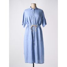 MAT DE MISAINE - Robe longue bleu en lin - Femme - Taille 46 - Modz