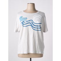 MAT DE MISAINE - T-shirt gris en lin - Femme - Taille 46 - Modz