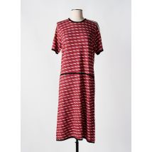 JEI'S BY LETIZIA DENARO - Robe mi-longue rouge en viscose - Femme - Taille 40 - Modz