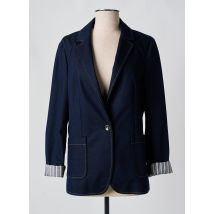 DEVERNOIS - Blazer bleu en coton - Femme - Taille 44 - Modz