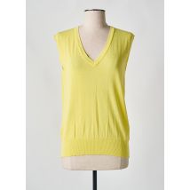 ALDO MARTIN'S - Débardeur jaune en bambou - Femme - Taille 40 - Modz