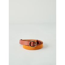 HERBERT FRÈRE ET SOEUR - Ceinture orange en cuir - Femme - Taille 42 - Modz