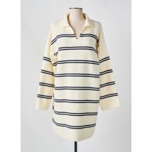 EMILIE.K - Robe pull beige en viscose - Femme - Taille 38 - Modz