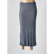 MAJESTIC FILATURES - Jupe longue bleu en viscose - Femme - Taille 40 - Modz