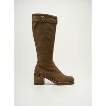 NIMAL - Bottes vert en cuir - Femme - Taille 39 - Modz