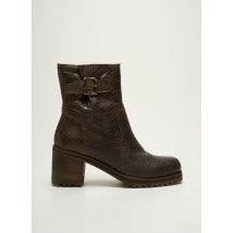 NIMAL - Bottines/Boots marron en cuir - Femme - Taille 39 - Modz