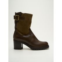 NIMAL - Bottines/Boots vert en cuir - Femme - Taille 38 - Modz