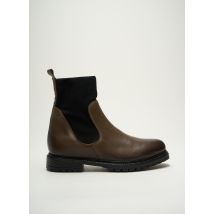 REQINS - Bottines/Boots marron en cuir - Femme - Taille 40 - Modz