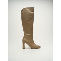 NERO GIARDINI - Bottes beige en cuir - Femme - Taille 37 - Modz