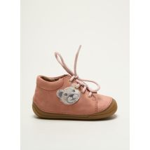 BABYBOTTE - Bottillons rose en cuir - Fille - Taille 19 - Modz