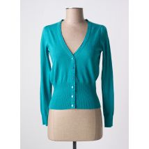 KING LOUIE - Gilet manches longues bleu en coton - Femme - Taille 40 - Modz
