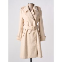 MOLLY BRACKEN - Manteau long beige en viscose - Femme - Taille 36 - Modz