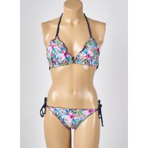 MISS CARAÏBES - Bas de maillot de bain bleu en polyamide - Femme - Taille 36 - Modz