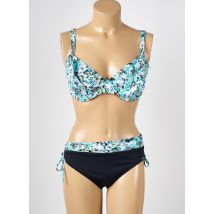 MISS CARAÏBES - Maillot de bain 2 pièces bleu en polyamide - Femme - Taille TU - Modz