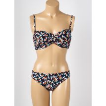 LAGON BLEU - Maillot de bain 2 pièces bleu en polyamide - Femme - Taille 38 - Modz