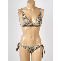 KIWI - Maillot de bain 2 pièces marron en polyamide - Femme - Taille 42 - Modz