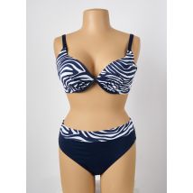 MISS CARAÏBES - Maillot de bain 2 pièces bleu en polyamide - Femme - Taille TU - Modz