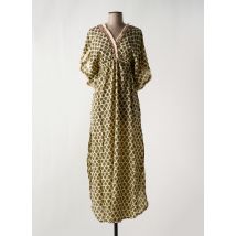 PINK P - Robe longue beige en soie - Femme - Taille 36 - Modz