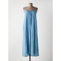 PINK P - Robe longue bleu en viscose - Femme - Taille 40 - Modz