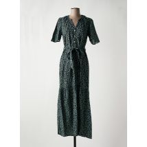 AN' GE - Robe longue vert en coton - Femme - Taille 34 - Modz