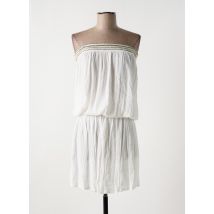 PINK P - Robe de plage blanc en viscose - Femme - Taille 36 - Modz