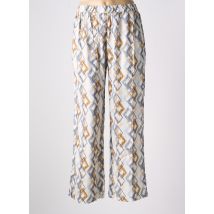 PINK PLANET - Pantalon droit blanc en viscose - Femme - Taille 40 - Modz