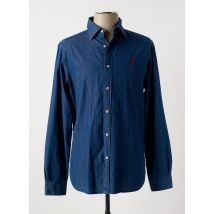 U.S. POLO ASSN - Chemise manches longues bleu en coton - Homme - Taille XXL - Modz