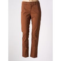 HAPPY - Pantalon chino marron en coton - Femme - Taille W23 - Modz
