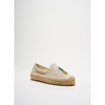 SOLUDOS - Espadrilles beige en textile - Femme - Taille 36 - Modz