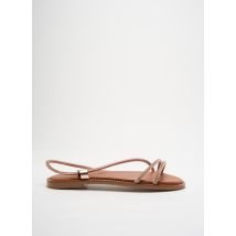 GIRLHOOD - Sandales/Nu pieds rose en cuir - Femme - Taille 41 - Modz