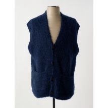 NUDIE JEANS CO - Gilet sans manche bleu en mohair - Homme - Taille S - Modz