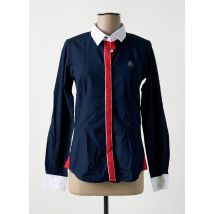 BLACK WELLIS - Chemisier bleu en coton - Femme - Taille 38 - Modz