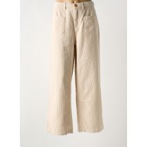 LOLA ESPELETA - Pantalon large beige en coton - Femme - Taille 44 - Modz